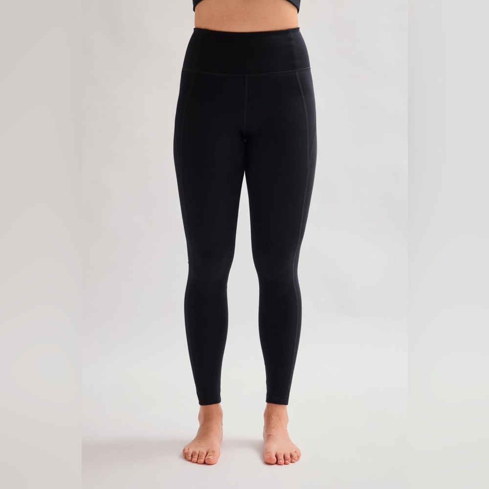 Girlfriend Collective Black Compressive High-Rise Leggings XS Extra Small